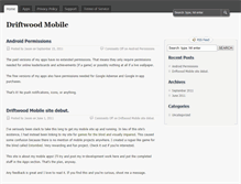 Tablet Screenshot of driftwoodmobile.com